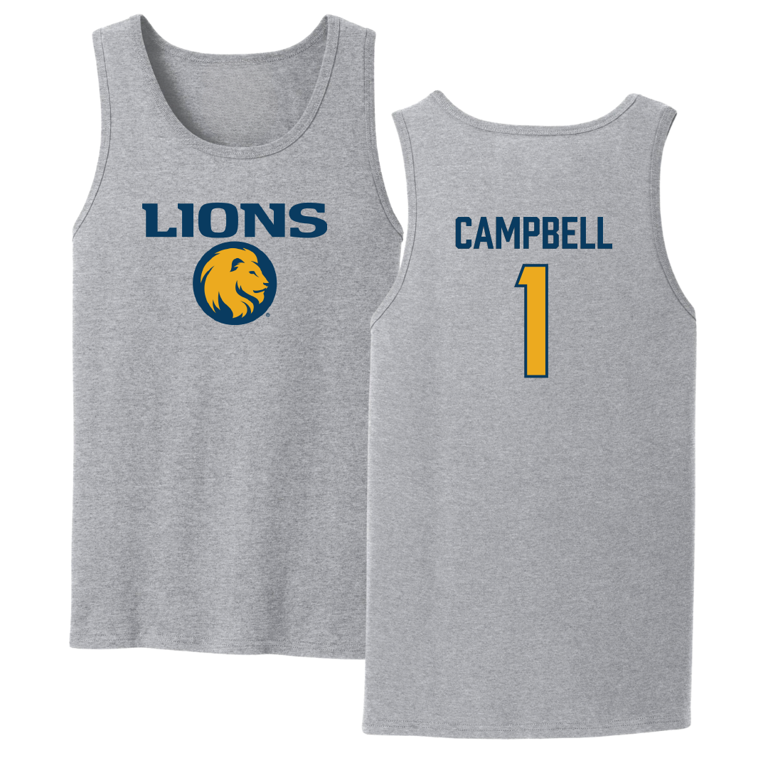 East Texas A&M University Volleyball Sport Gray Tank Top - #1 Gracie Campbell