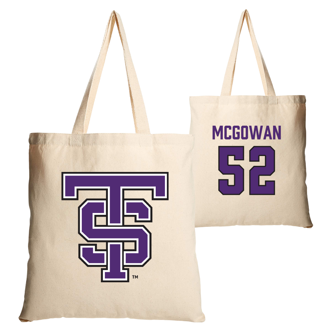 University of St. Thomas (Minnesota) Basketball Tan Canvas Tote Bag - #52 Savannah McGowan