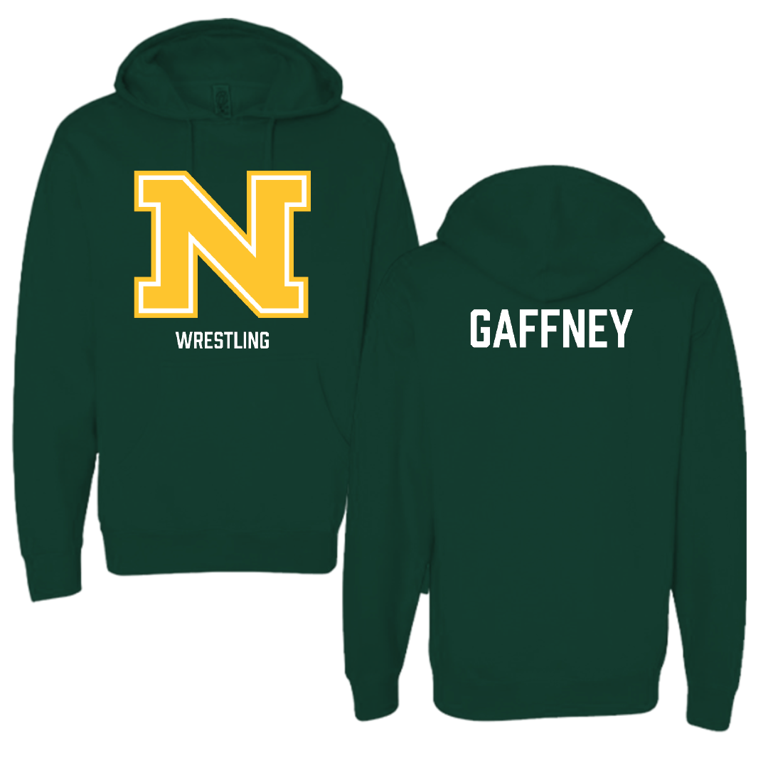 Northern Michigan University Wrestling (W) Forest Green Hoodie - Noelle Gaffney