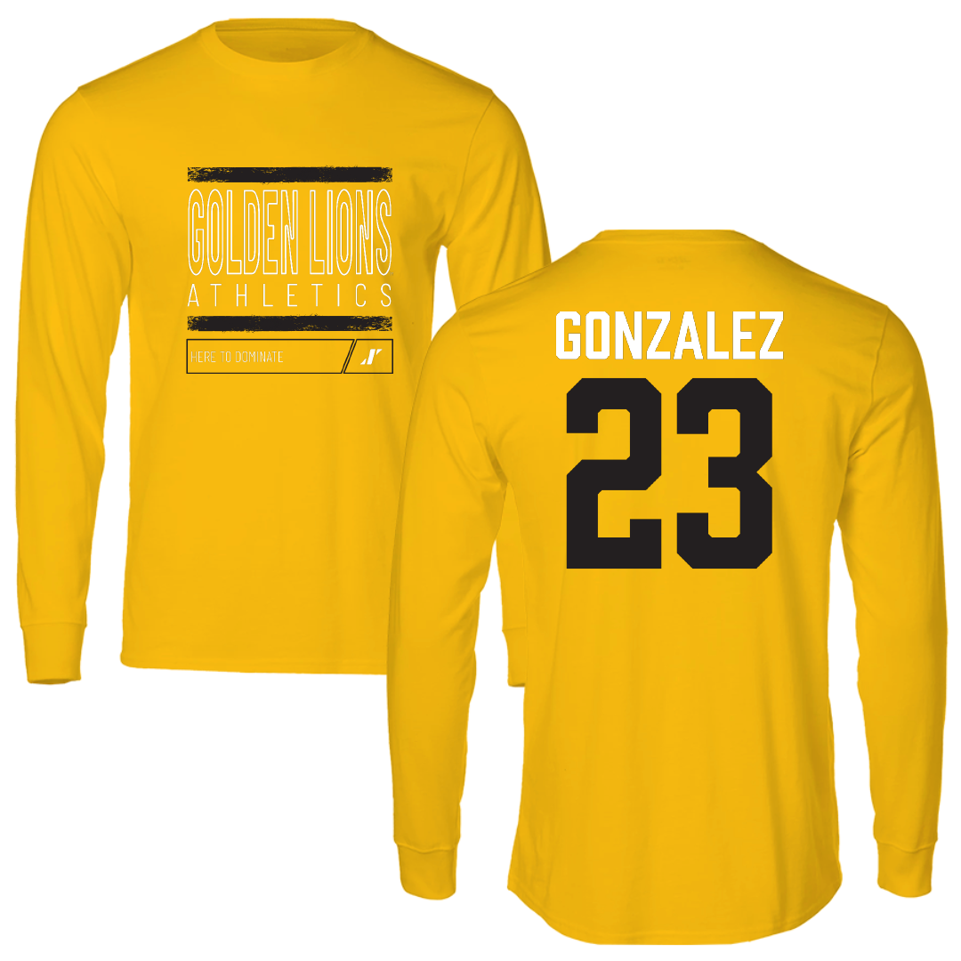 University of Arkansas-Pine Bluff Softball Gold Dominate Long Sleeve - #23 Ariana Gonzalez