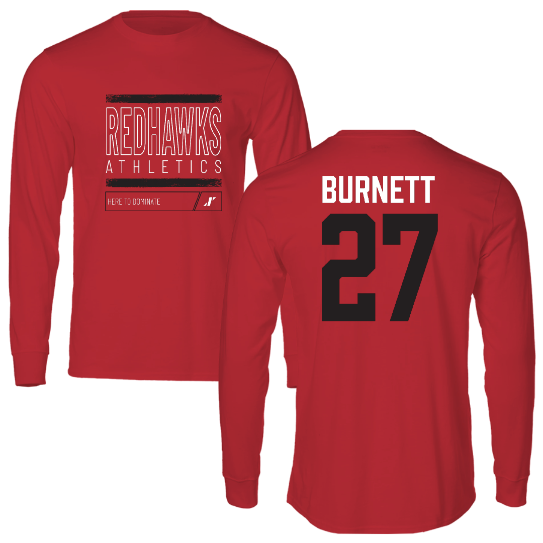 Southeast Missouri State University Softball Red Dominate Long Sleeve - #27 Hailey Burnett