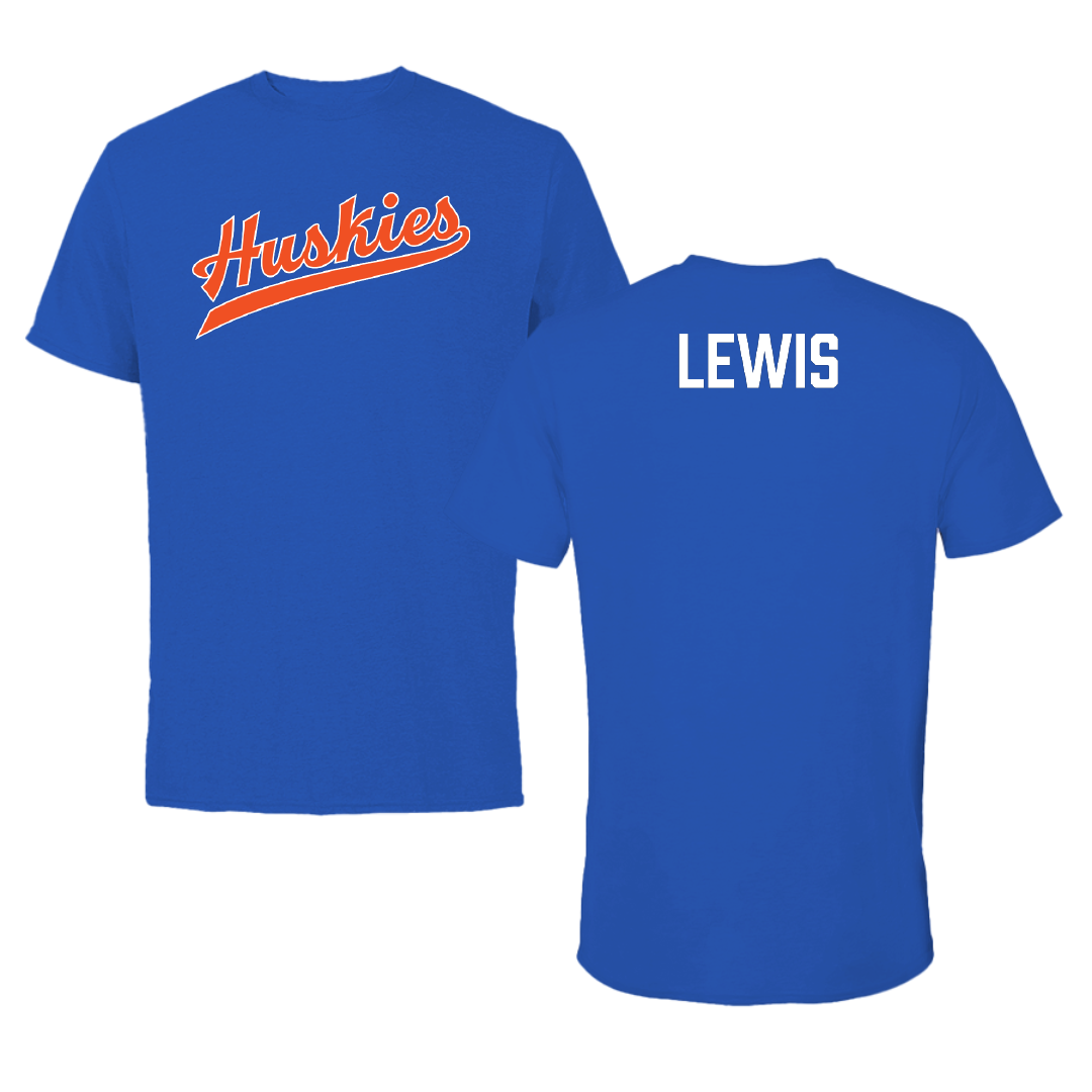 Houston Christian University Football True Royal Tee - Darius Lewis