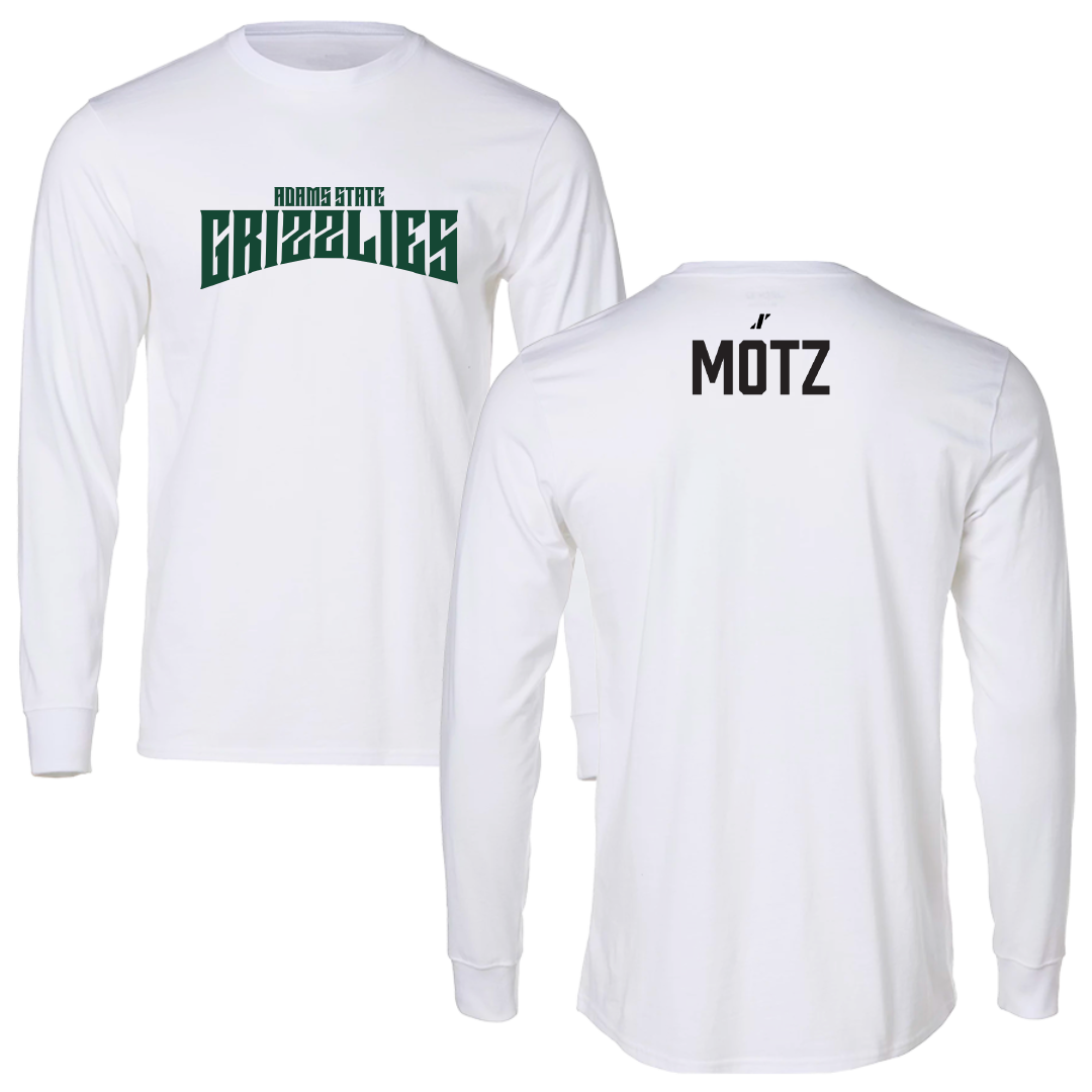 Adams State University Football White Classic Long Sleeve - Michael Motz