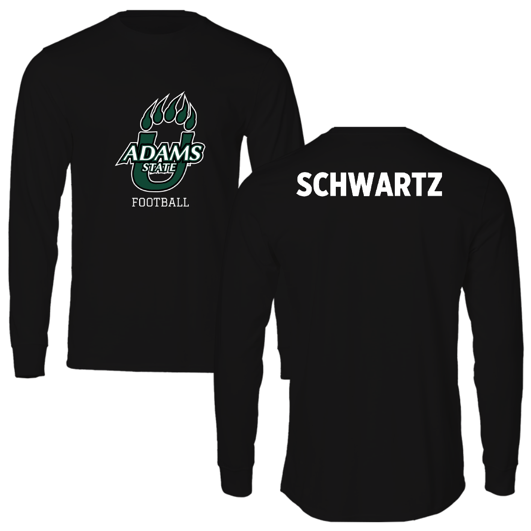 Adams State University Football Black State Performance Long Sleeve - Jason Schwartz