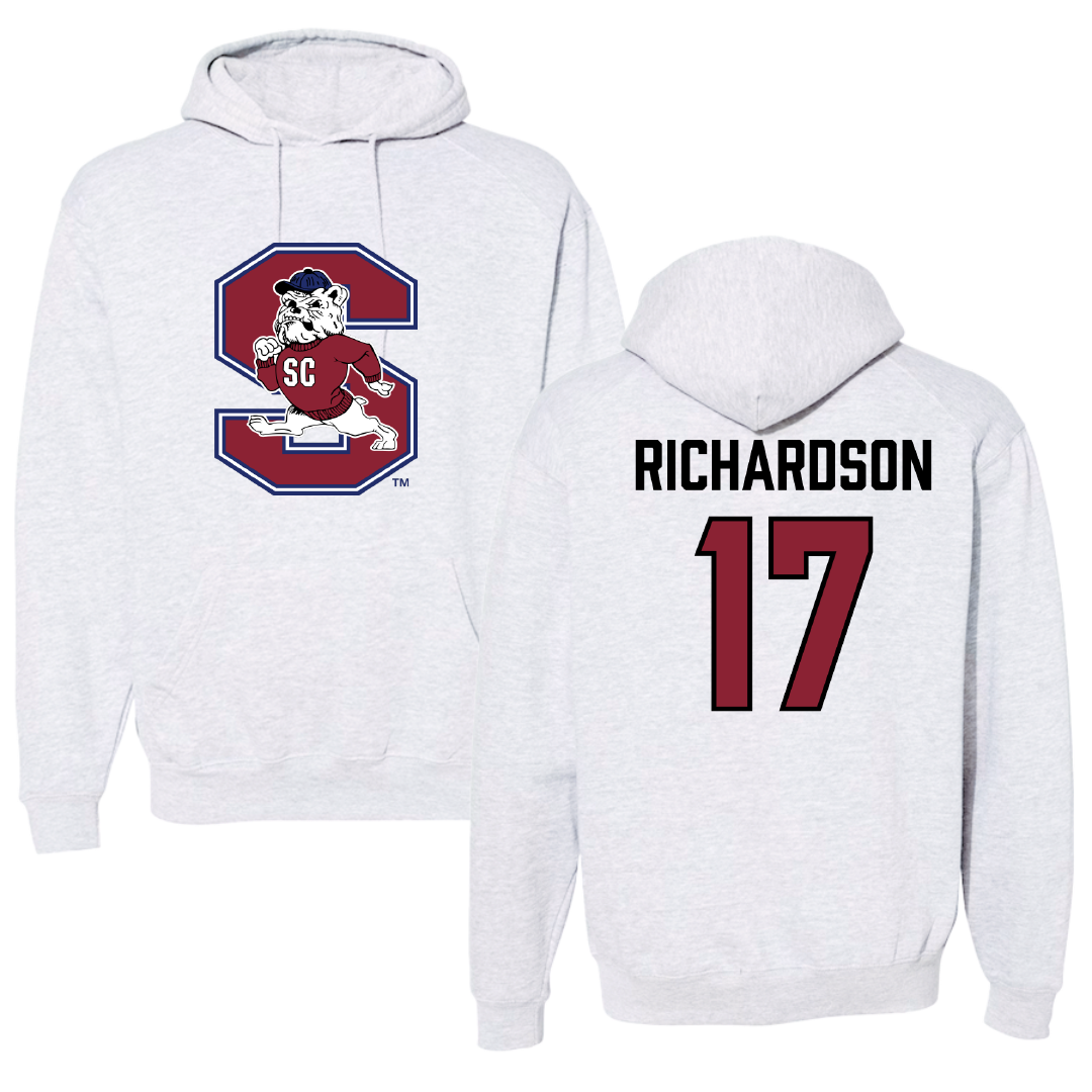 South Carolina State University Football Gray Hoodie - #17 Malik Richardson