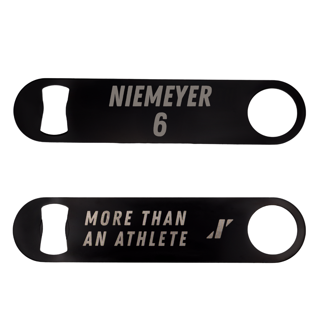 Lamar University Soccer Black Bottle Opener - #6 Kaitlyn Niemeyer