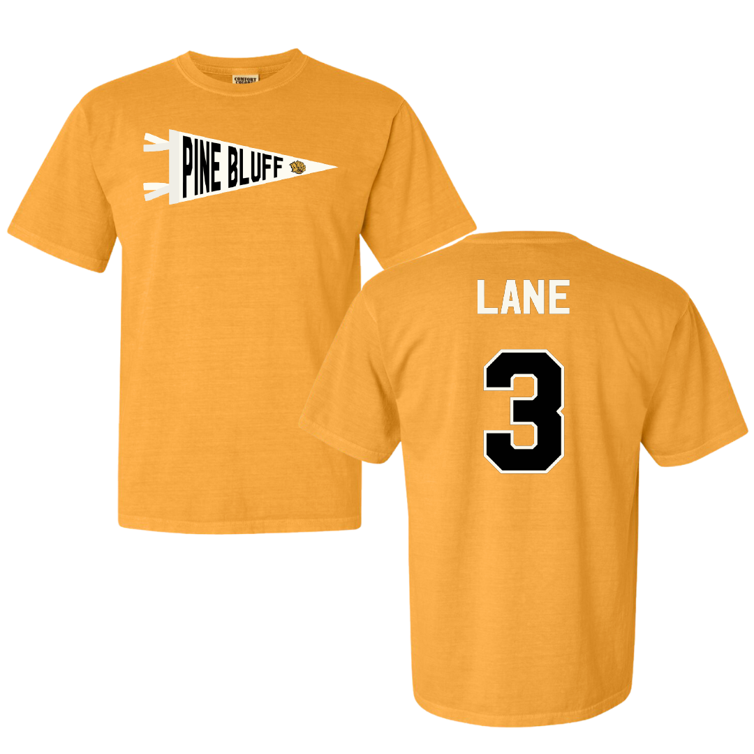 University of Arkansas-Pine Bluff Volleyball Gold Pennant Comfort Colors Tee - #3 Aleria Lane