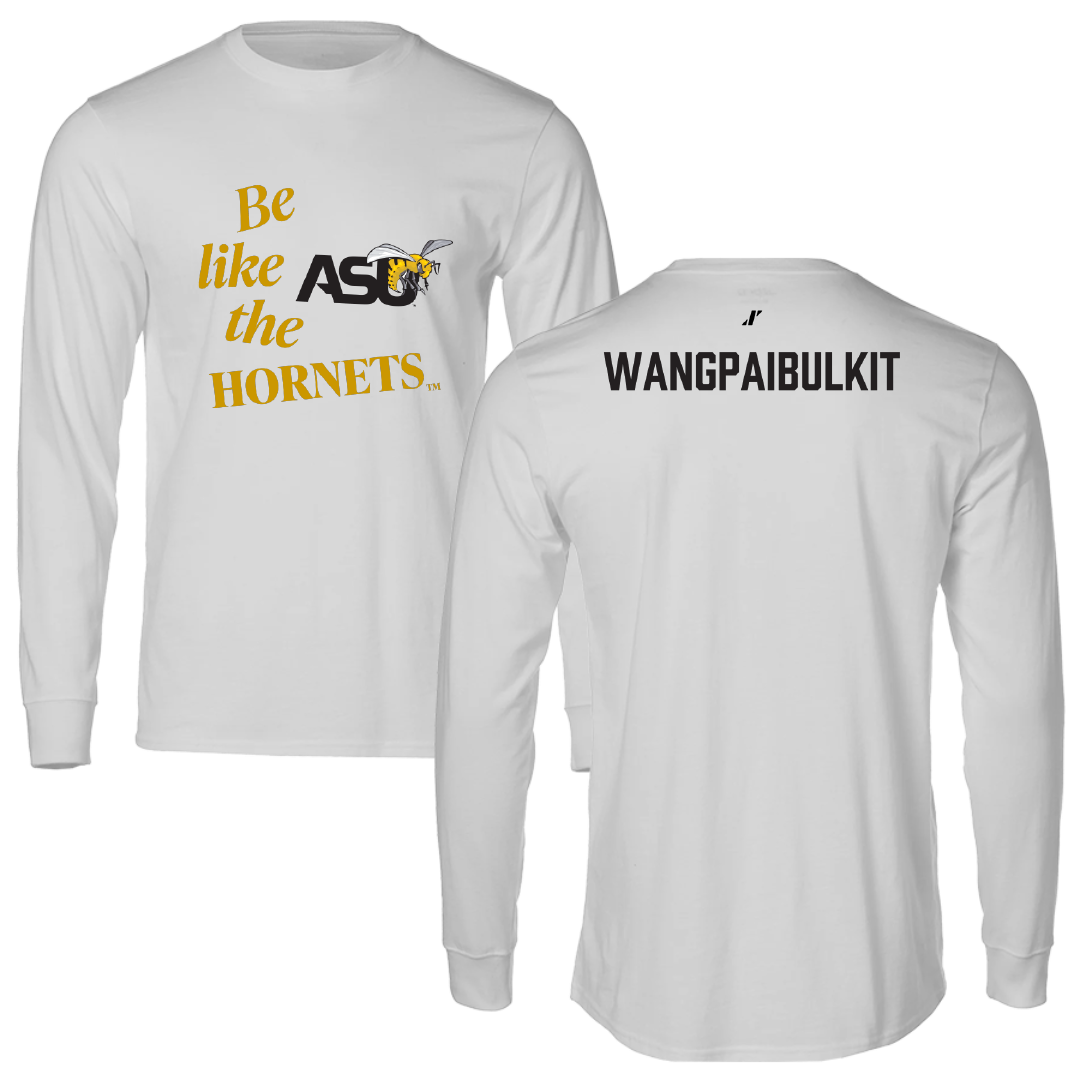 Alabama State University Golf Light Gray Be Like Us Performance Long Sleeve - Chotithuch Wangpaibulkit