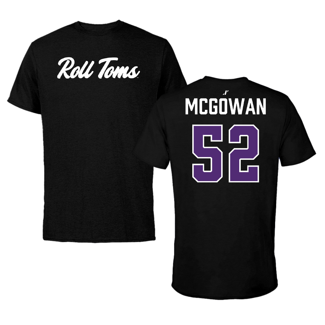 University of St. Thomas (Minnesota) Basketball Black Tee - #52 Savannah McGowan