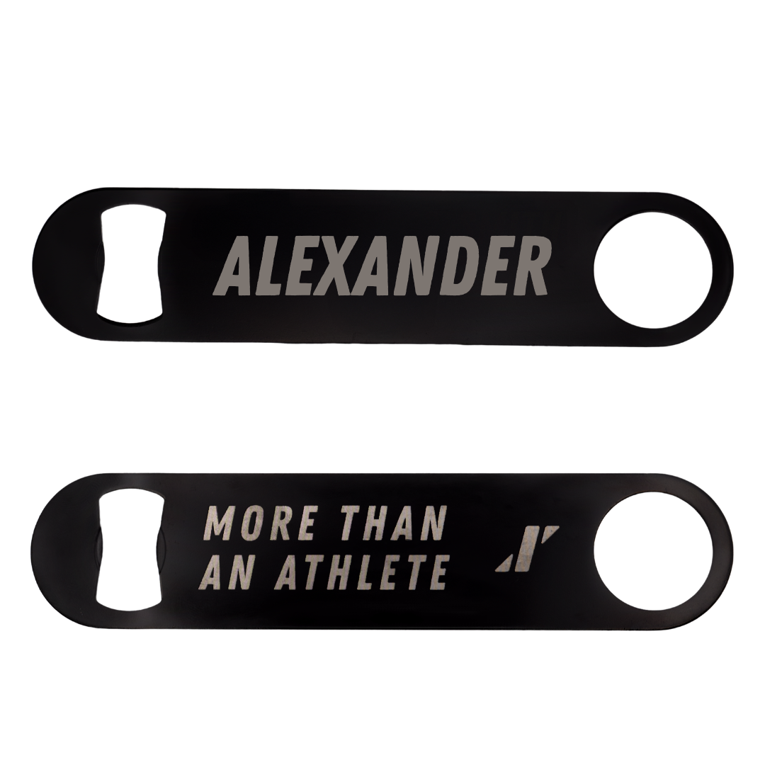 University of Wisconsin-River Falls TF and XC Black Bottle Opener - Joel Alexander