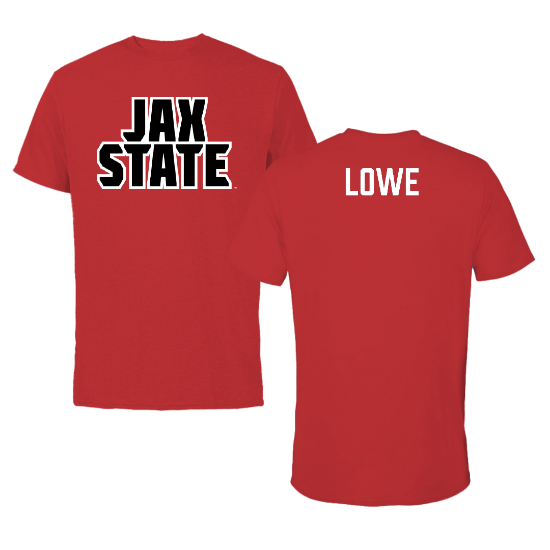 Jacksonville State University TF and XC Red Tee - Jack Lowe