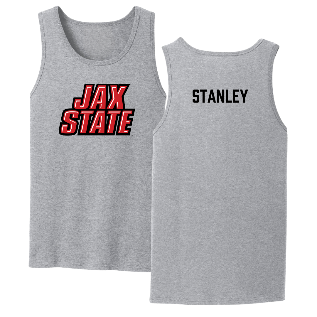 Jacksonville State University TF and XC Sport Gray Tank Top - Kayley Stanley