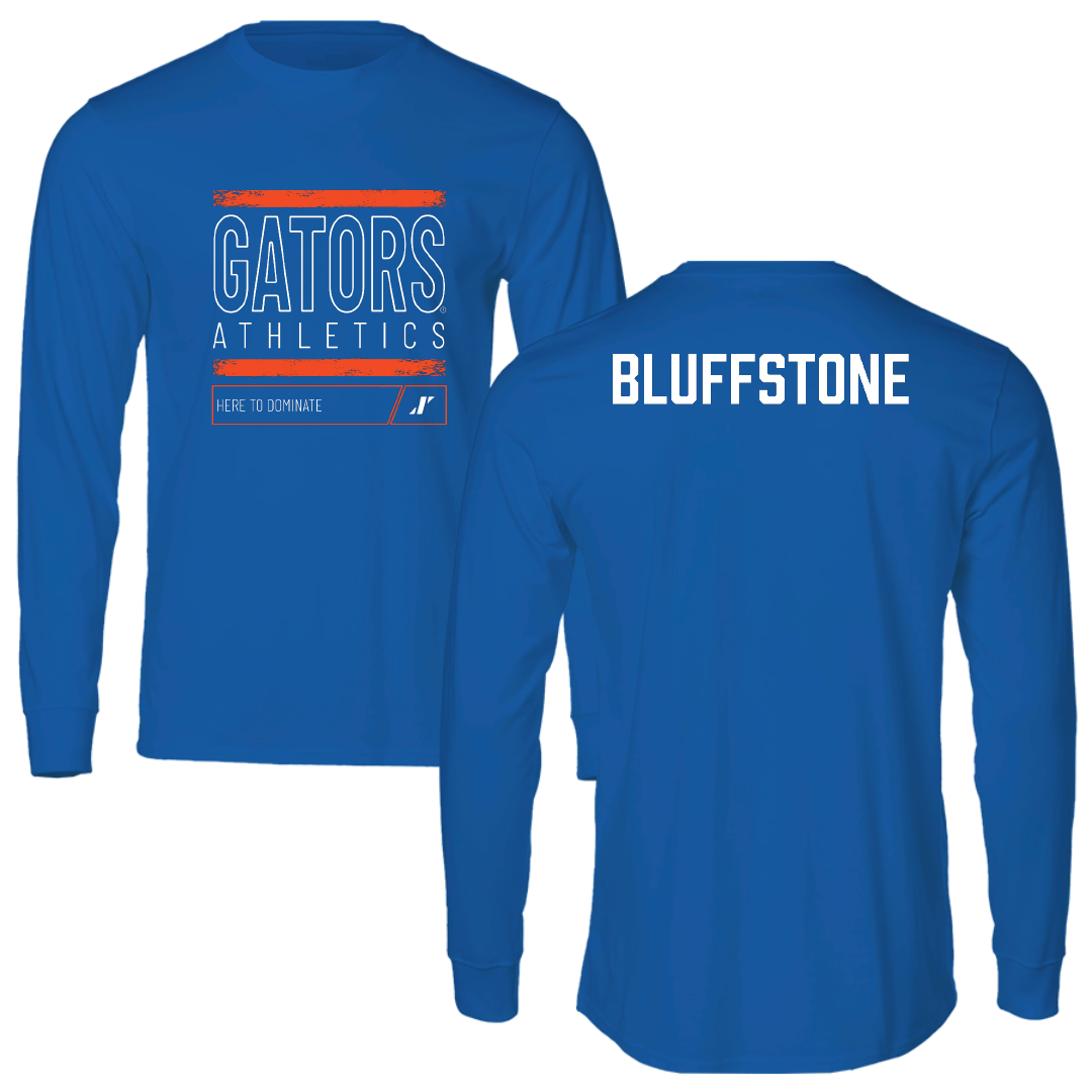 University of Florida Gymnastics Blue Dominate Long Sleeve - Kaylee Bluffstone