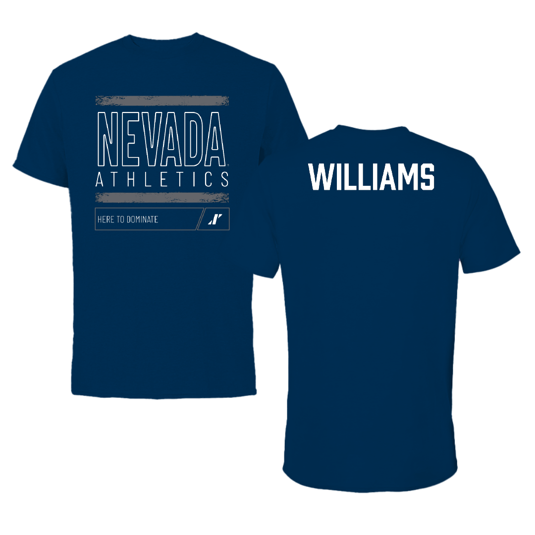 University of Nevada Cheer Navy Dominate Tee - Sophie Williams