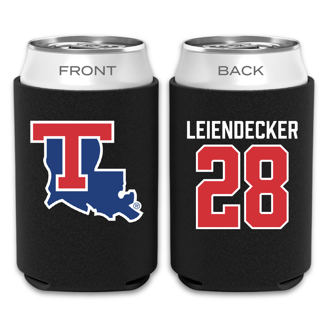 Louisiana Tech University Bowling Black Can Cooler - #28 Abbie Leiendecker