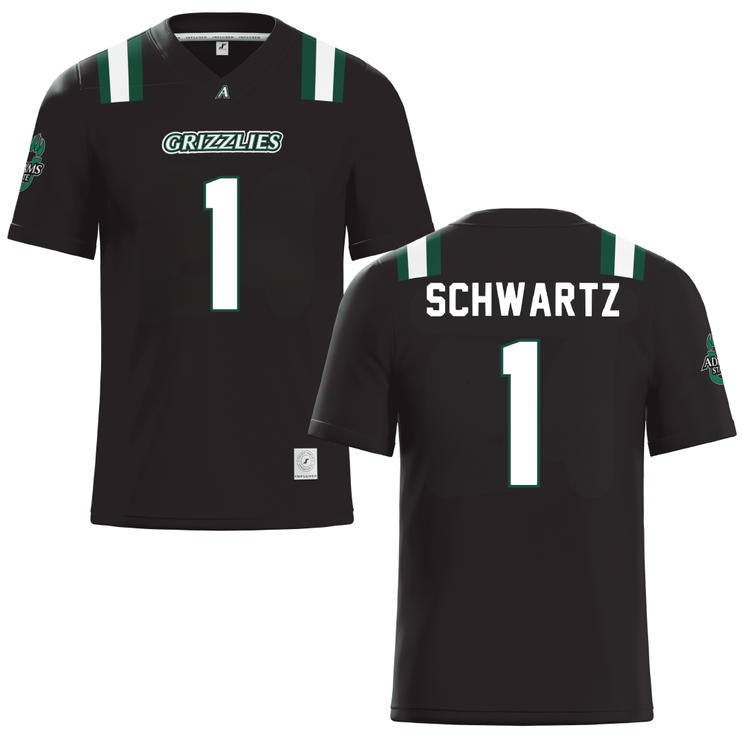 Adams State University Black Football Jersey - Jason Schwartz