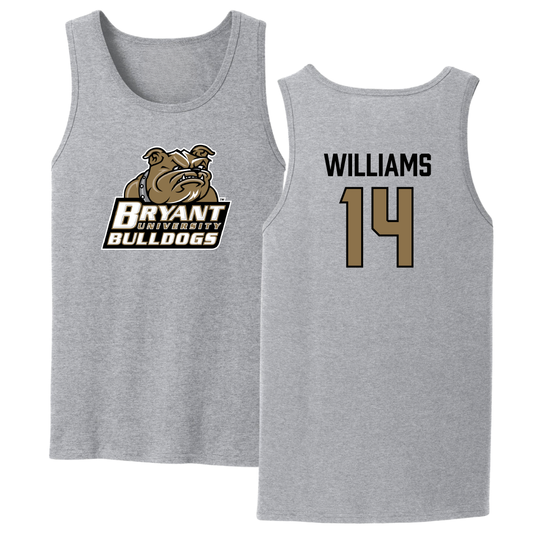 Bryant University Football Sport Gray Tank Top - #14 Ryan Williams