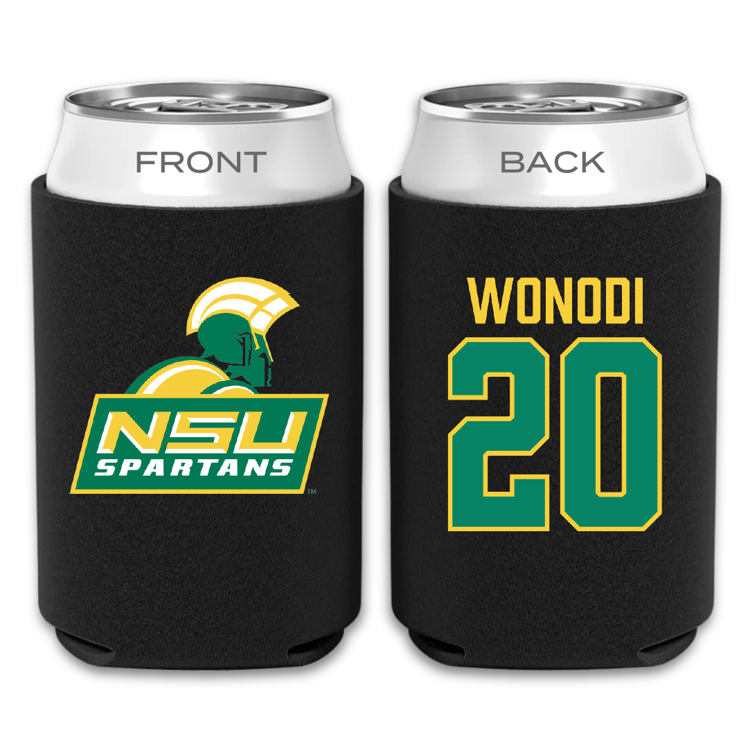 Norfolk State University Football Black Can Cooler - #20 Jason Wonodi