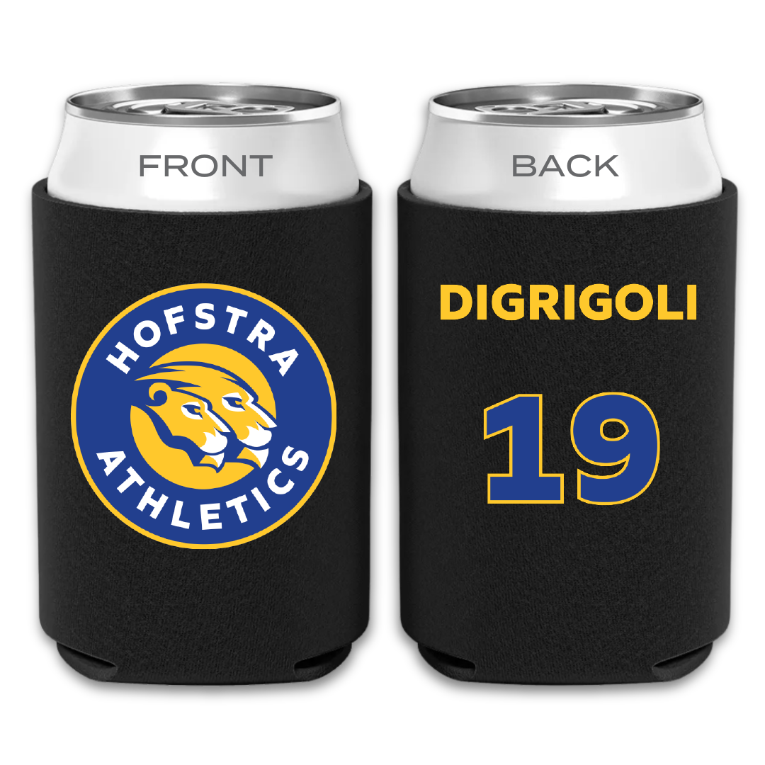 Hofstra University Baseball Black Can Cooler - #19 Antonio DiGrigoli