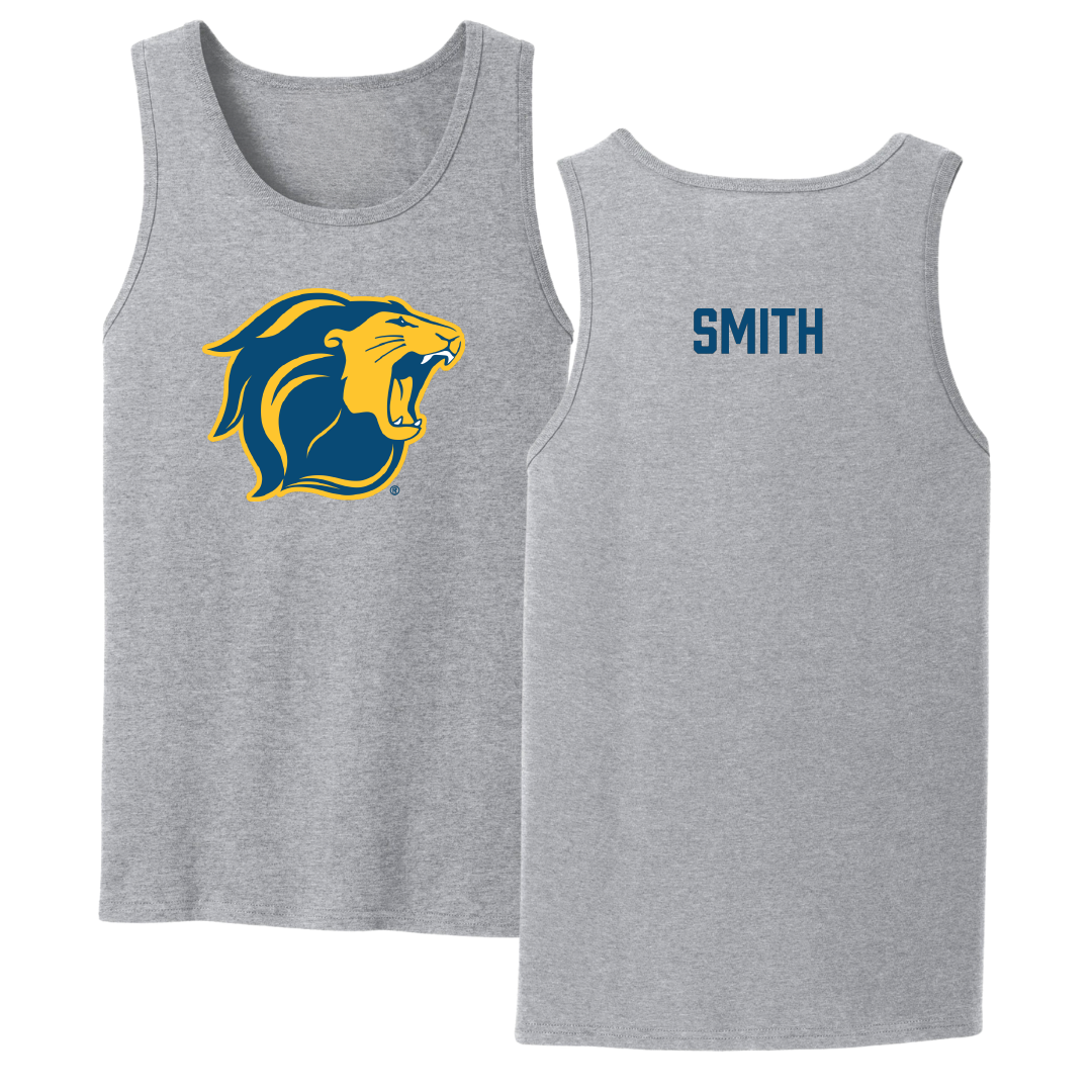 The College of New Jersey TF and XC Sport Gray Tank Top - Tyler Smith