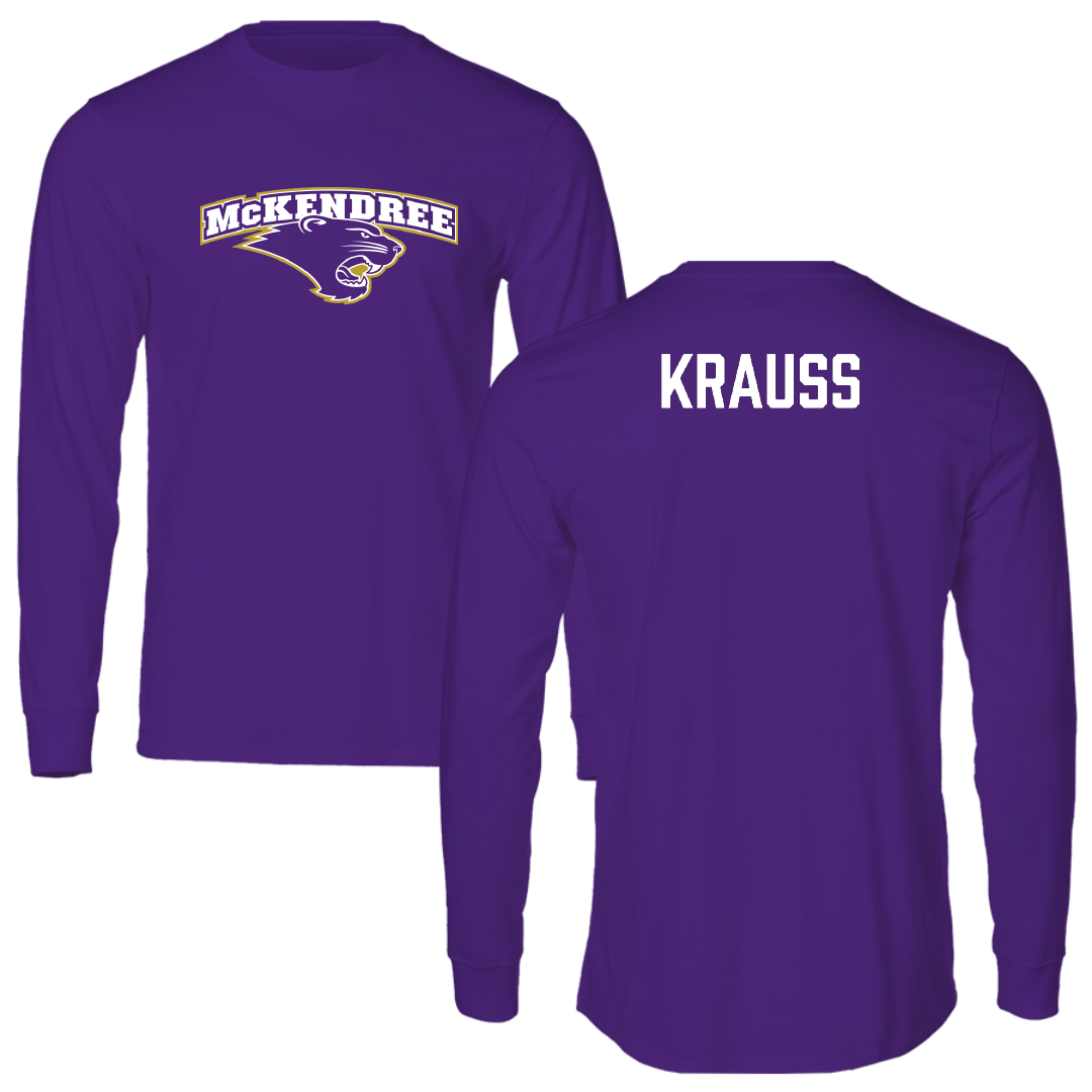 McKendree University Wrestling Purple Long Sleeve - Lydia Krauss