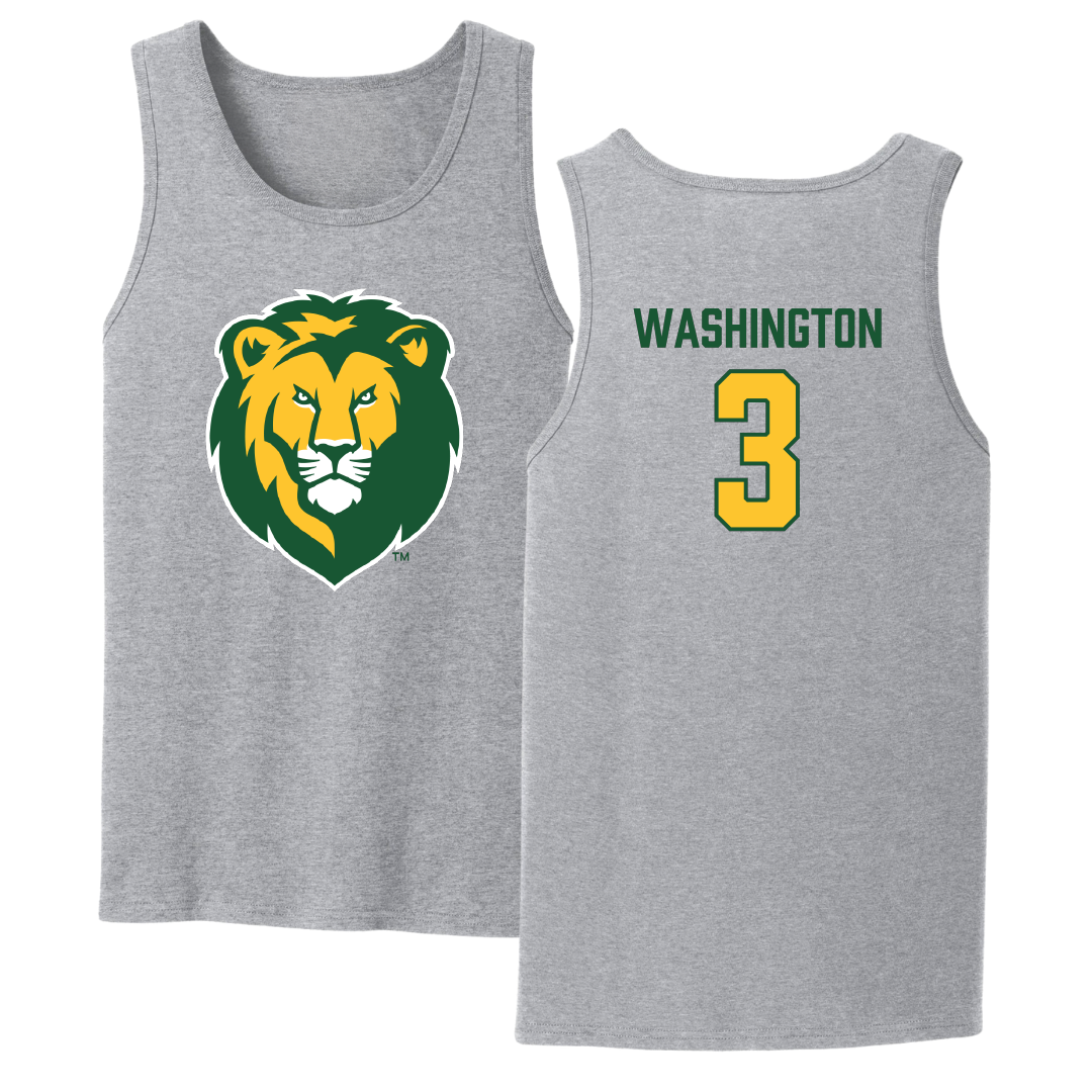 Southeastern Louisiana University Basketball Sport Gray Tank Top - #3 Allasia Washington