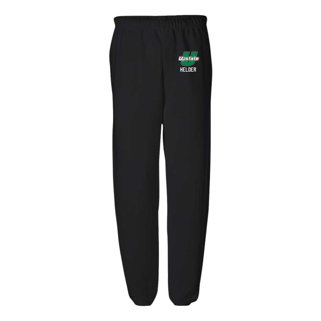 University of South Carolina-Upstate Baseball Black Sweatpants - #37 Gabe Helder