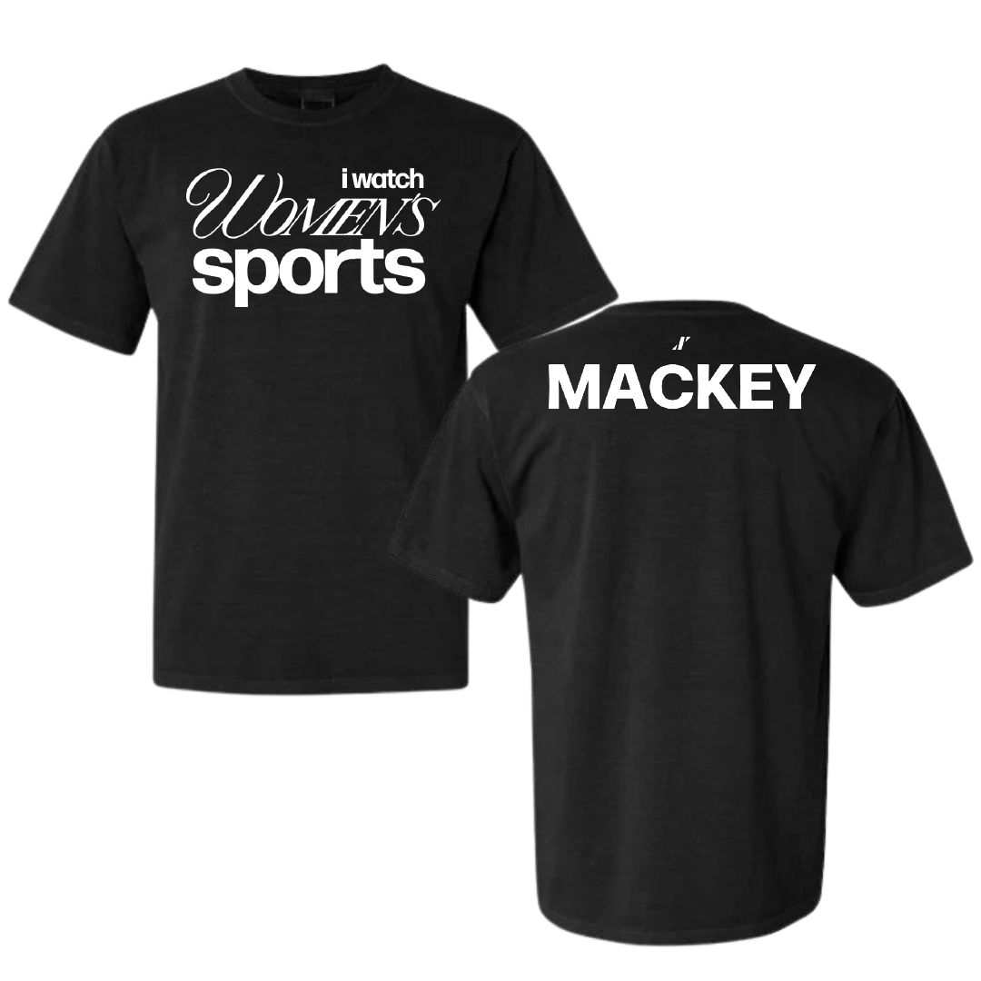 University of Idaho Swimming & Diving Black WHM Comfort Colors Tee - Maren Mackey
