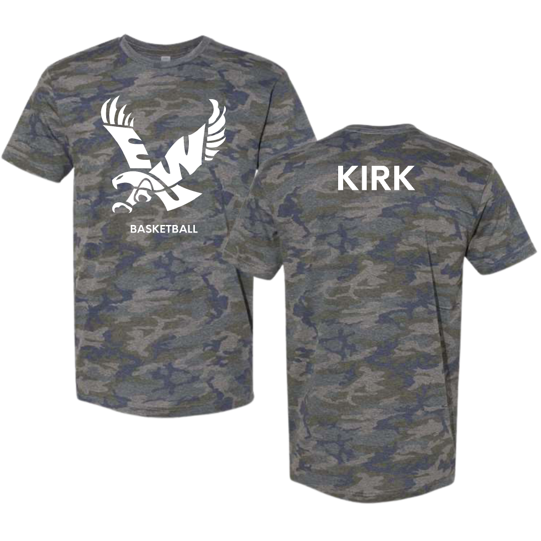 Eastern Washington University Basketball (W) Vintage Camo Tee - Paris Kirk