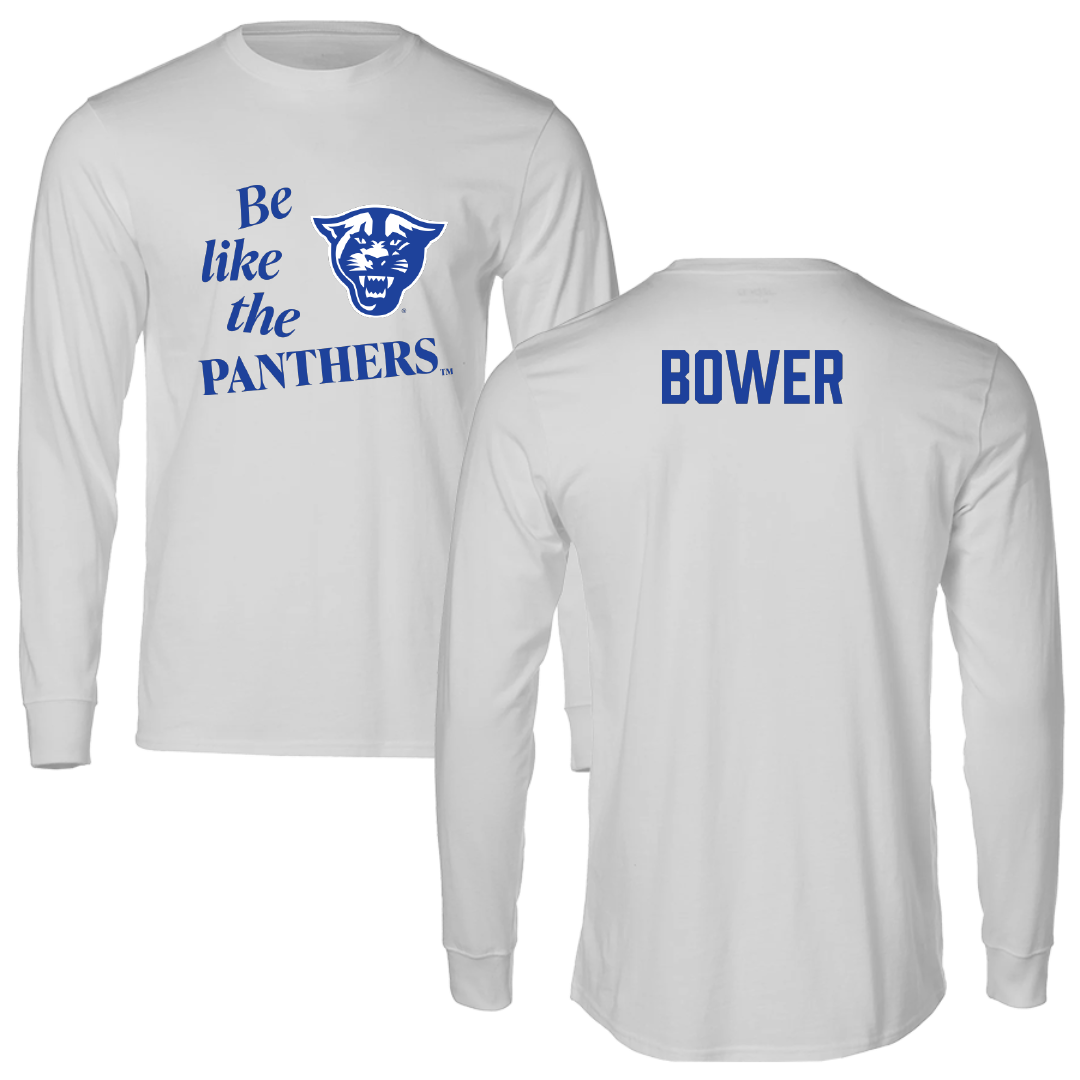 Georgia State University Softball Light Gray Be Like Us Performance Long Sleeve - Briana Bower