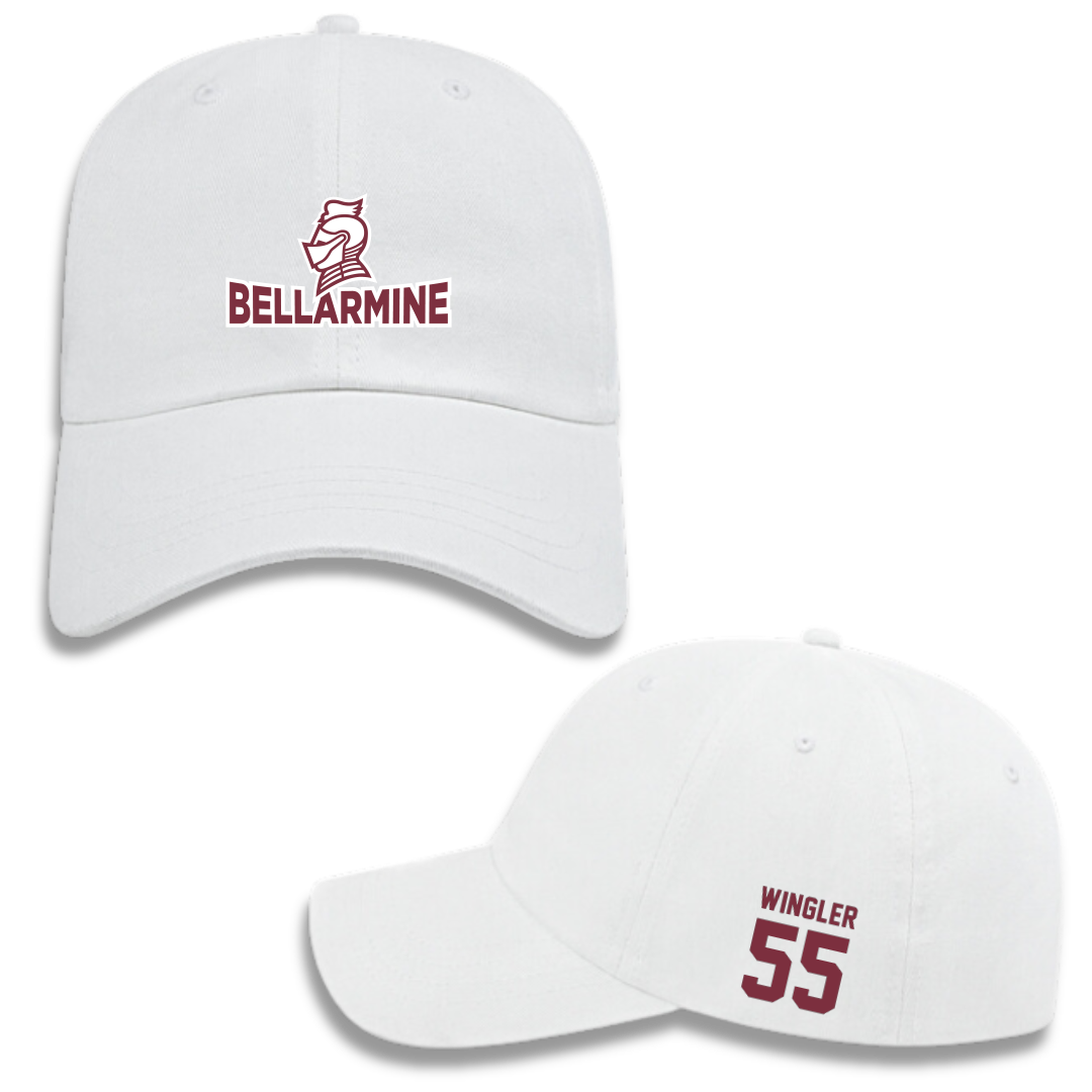 Bellarmine University Basketball (W) White Hat - #55 Kendall Wingler