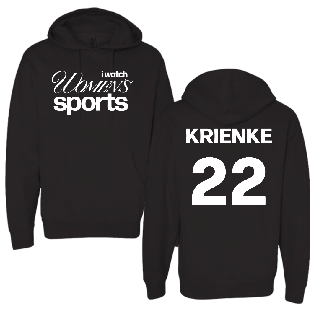Texas A&M University-Corpus Christi Volleyball Black WHM Hoodie - #22 Katelyn Krienke