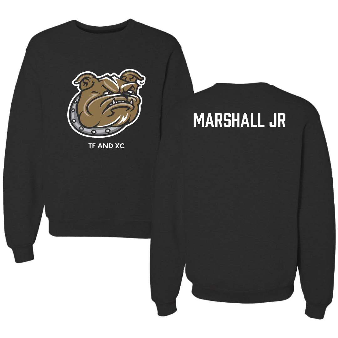 Bryant University TF and XC Black Crewneck - Mike Marshall Jr