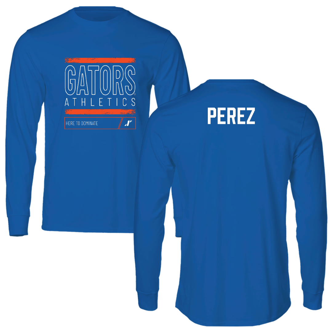 University of Florida TF and XC Blue Dominate Long Sleeve - Angelina Perez