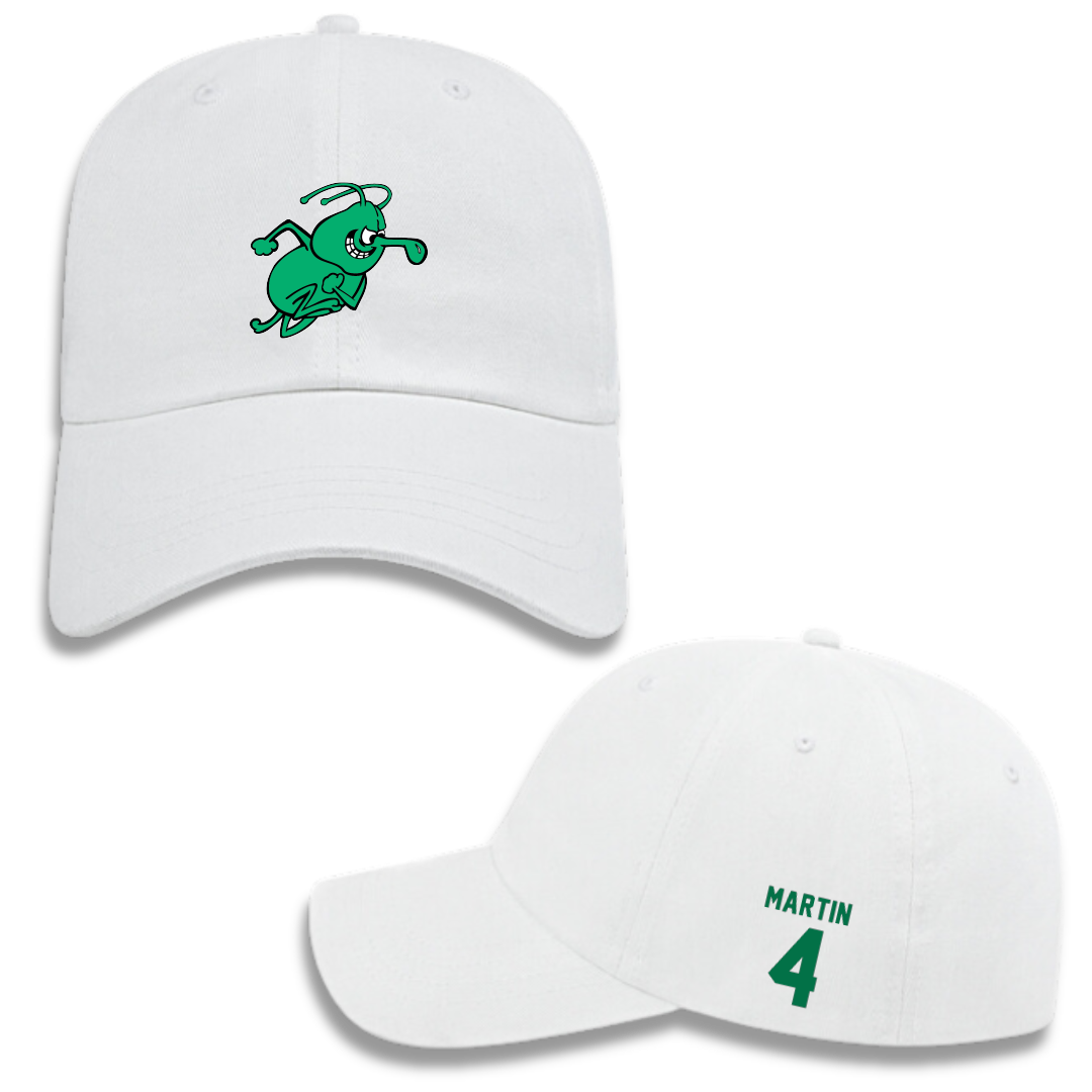 University of Arkansas-Monticello Softball White Hat - #4 Makenzie Martin