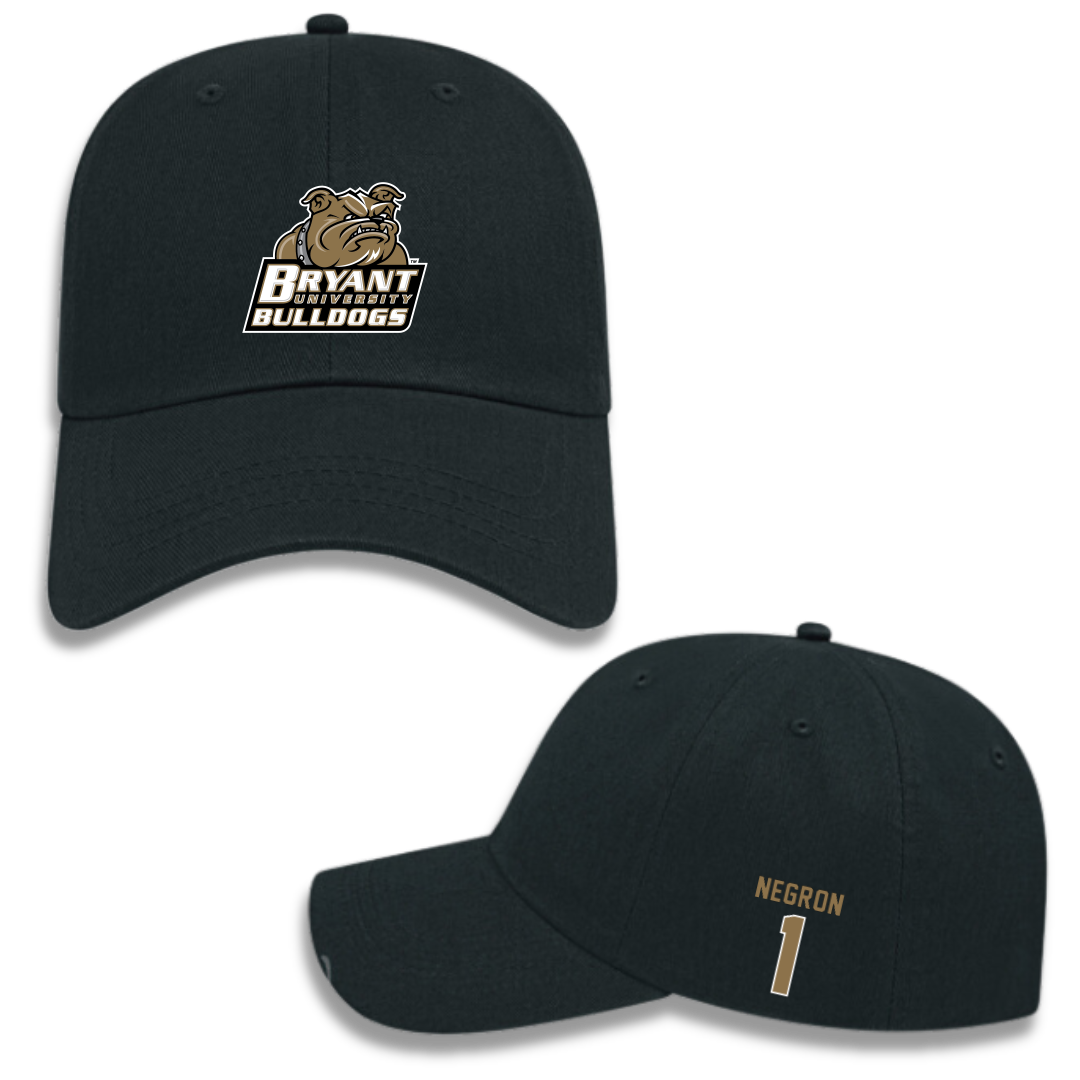 Bryant University Soccer (W) Black Hat - #1 Selena Negron