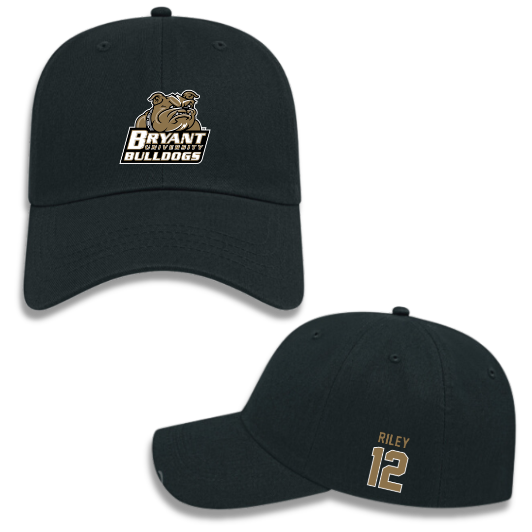 Bryant University Football Black Hat - #12 Tristen Riley