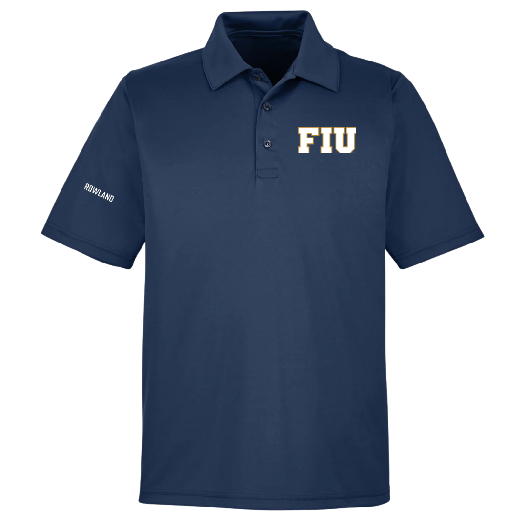 Florida International University TF and XC Navy Polo - De’quan Rowland