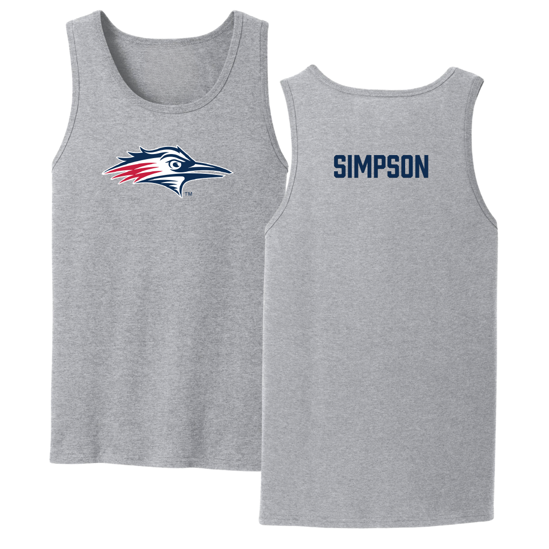 Metropolitan State University of Denver TF and XC Sport Gray Tank Top - Jacob Simpson