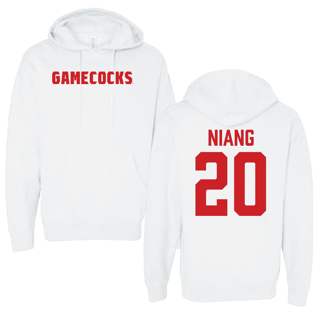 Jacksonville State University Basketball White Hoodie - #20 Gora Niang