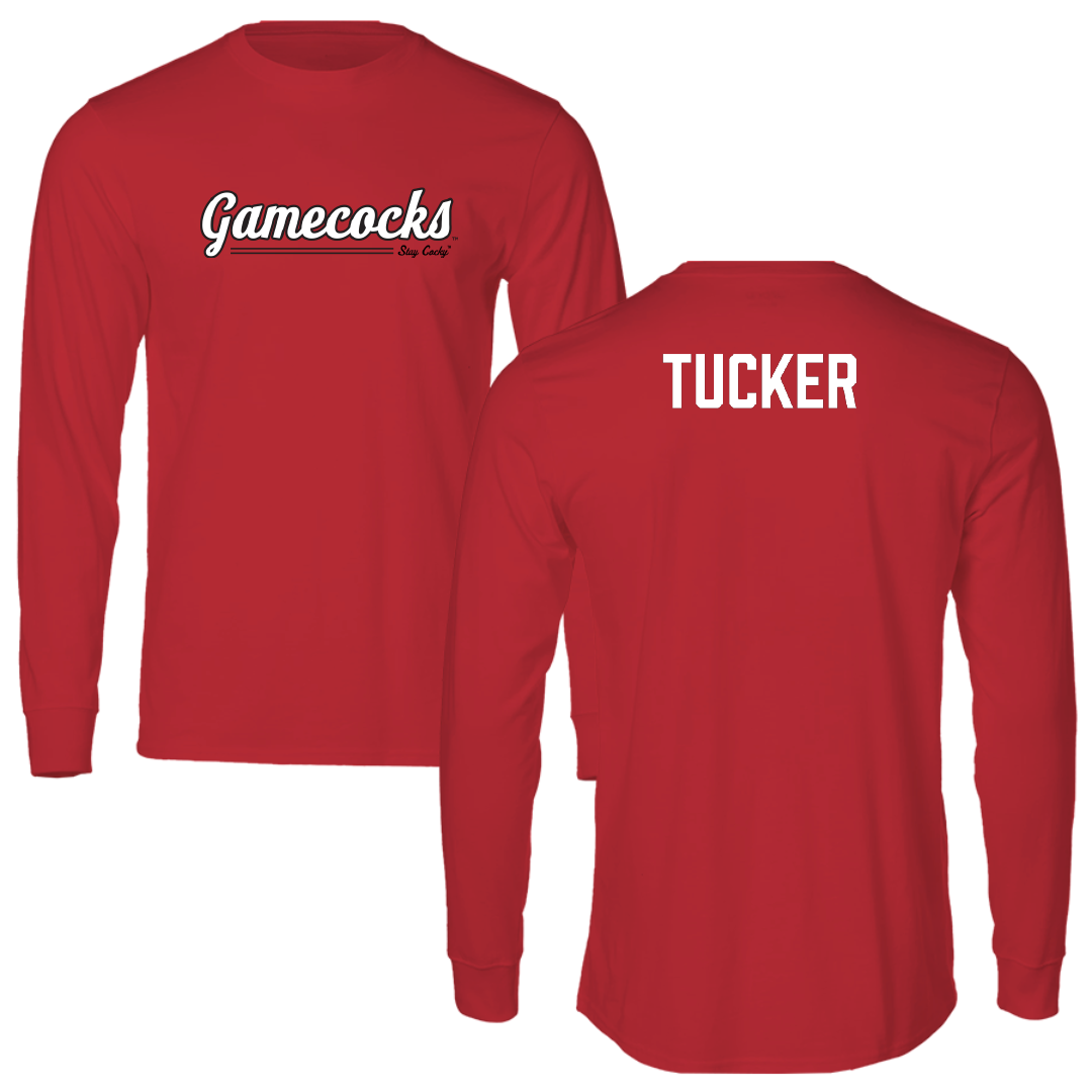 Jacksonville State University TF and XC Red General Performance Long Sleeve - Hailey Tucker