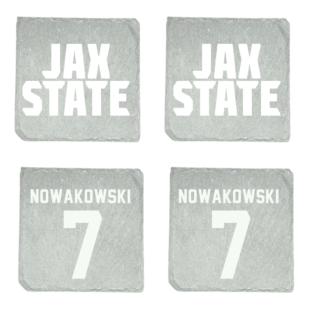 Jacksonville State University Softball Stone Coaster (4 Pack)  - #7 Morgan Nowakowski