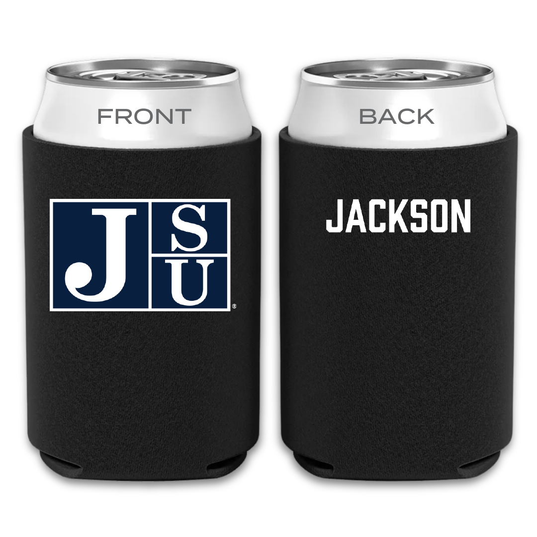 Jackson State University TF and XC Black Can Cooler - Jyquan Jackson