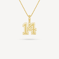Gold Presidents Pendant and Chain - #14 Taylor Johnson