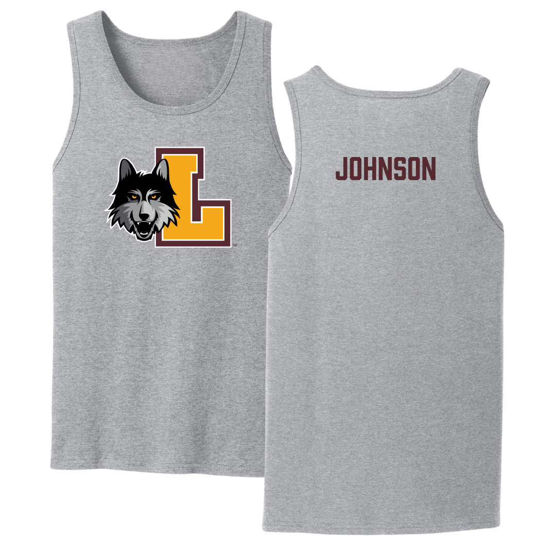 Loyola University-Chicago TF and XC Sport Gray Tank Top - Jayla Johnson