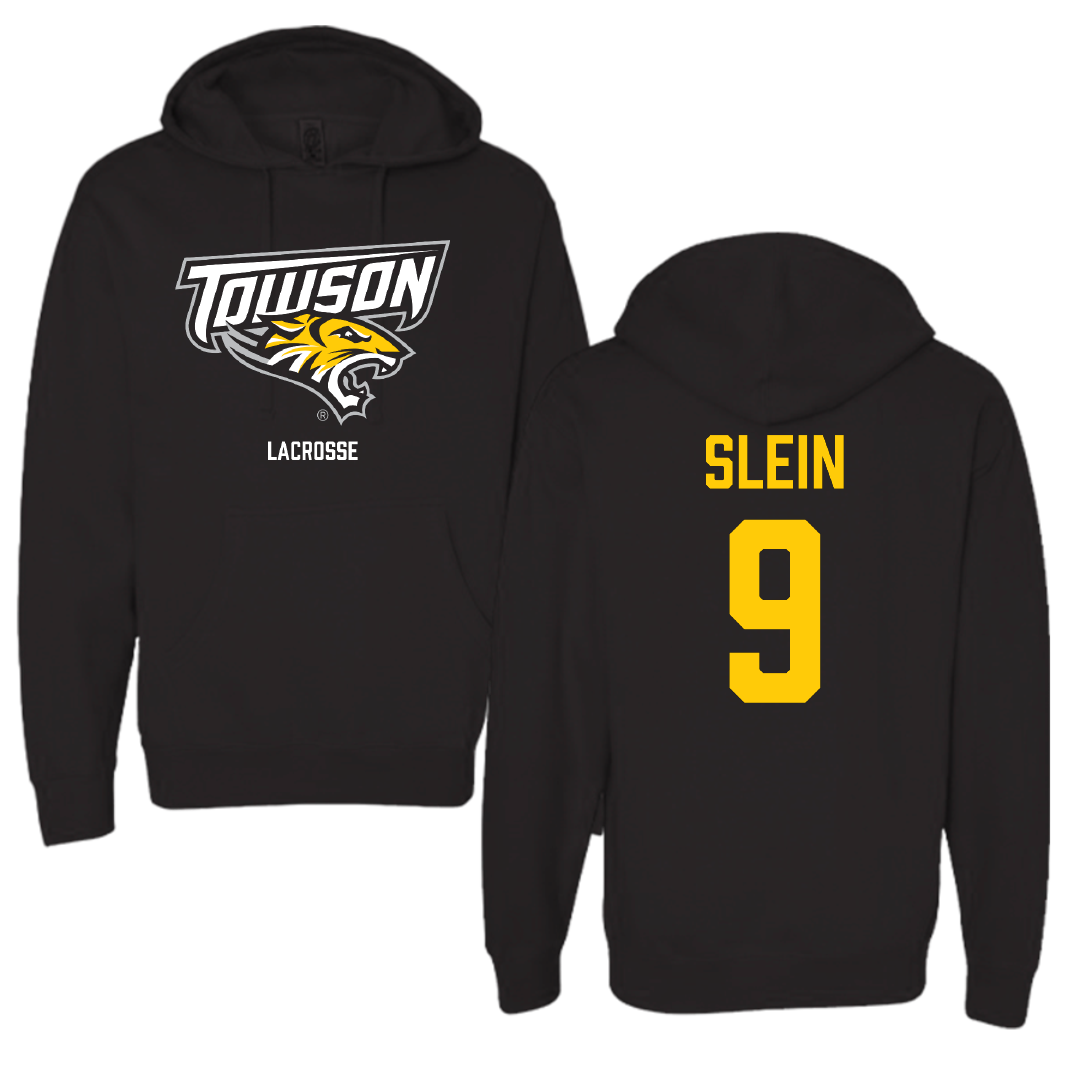 Towson University Lacrosse (M) Black Hoodie - #9 Connor Slein