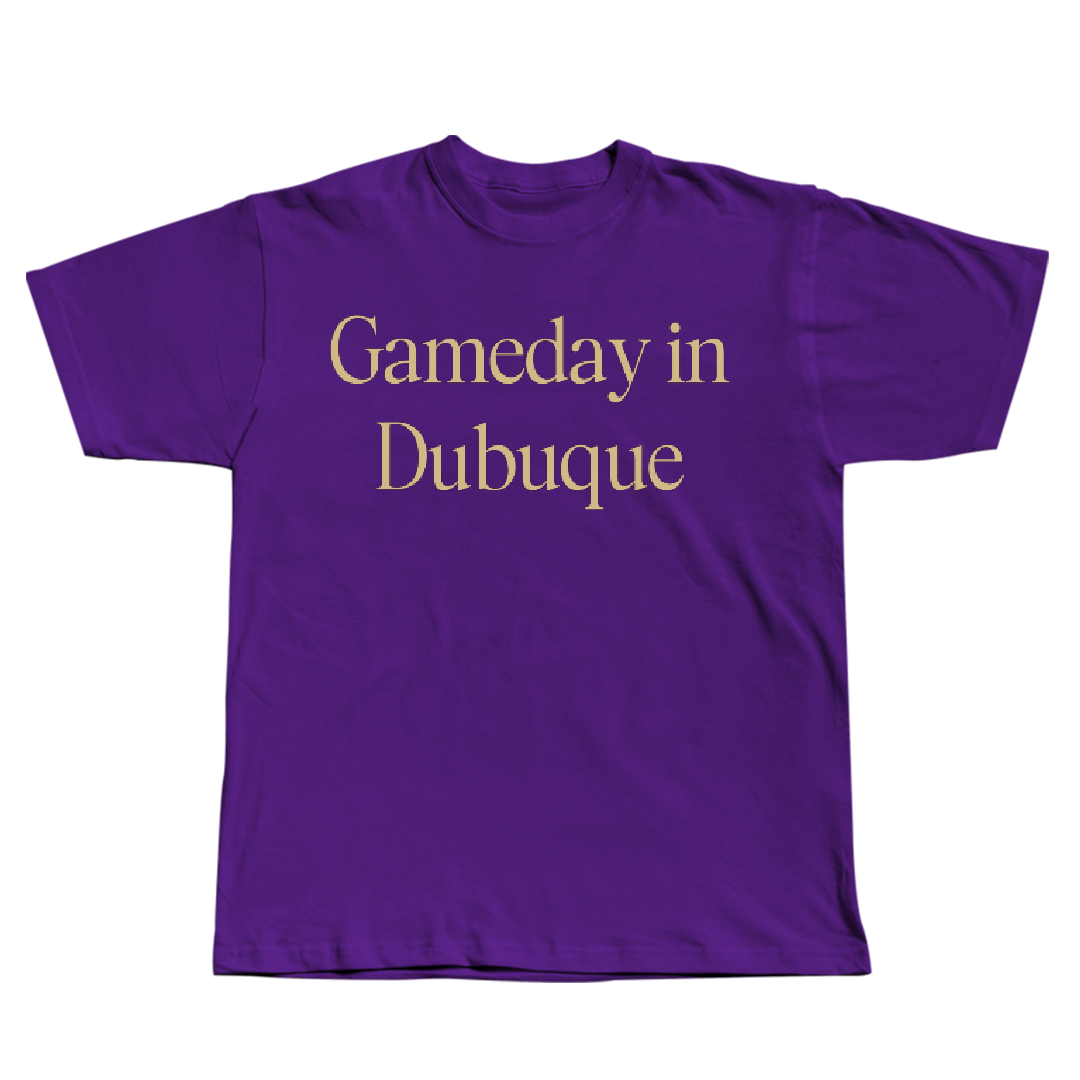 Loras College Soccer (M) Purple Gameday Tee - #7 Diego Rodriguez