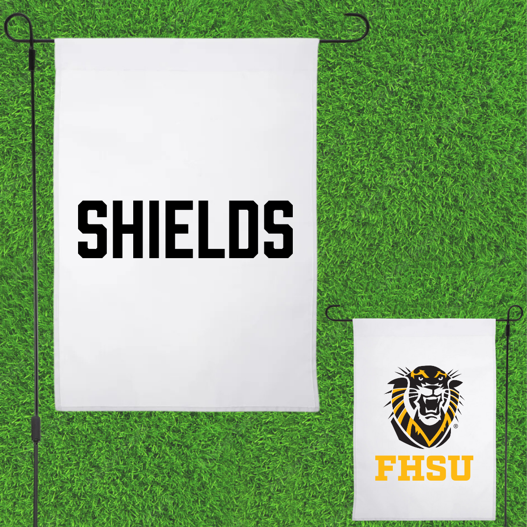 Fort Hays State University Wrestling (M) White Garden Flag - Aiden Shields