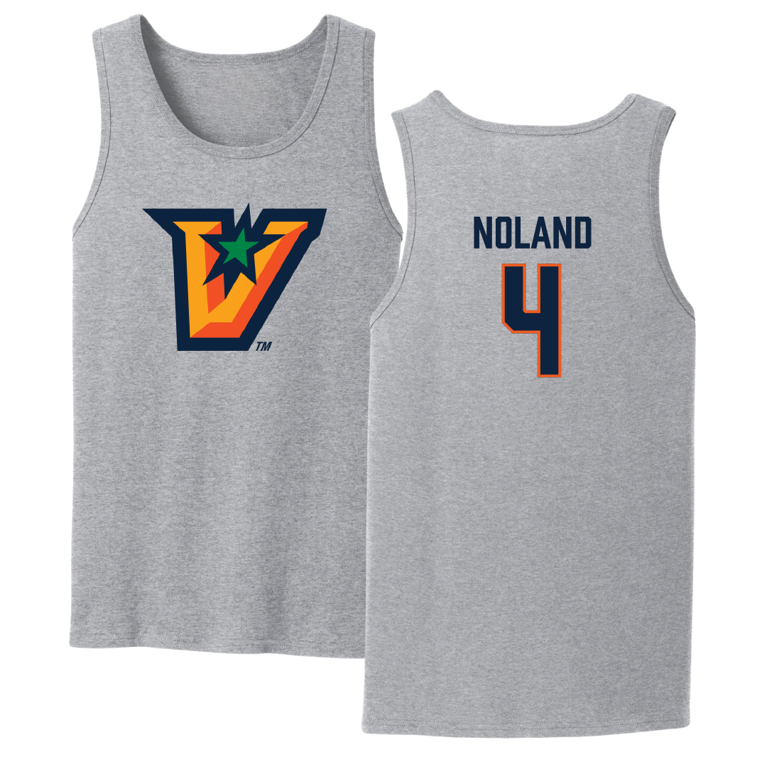 The University of Texas Rio Grande Valley Football Sport Gray Tank Top - #4 Xayvion Noland