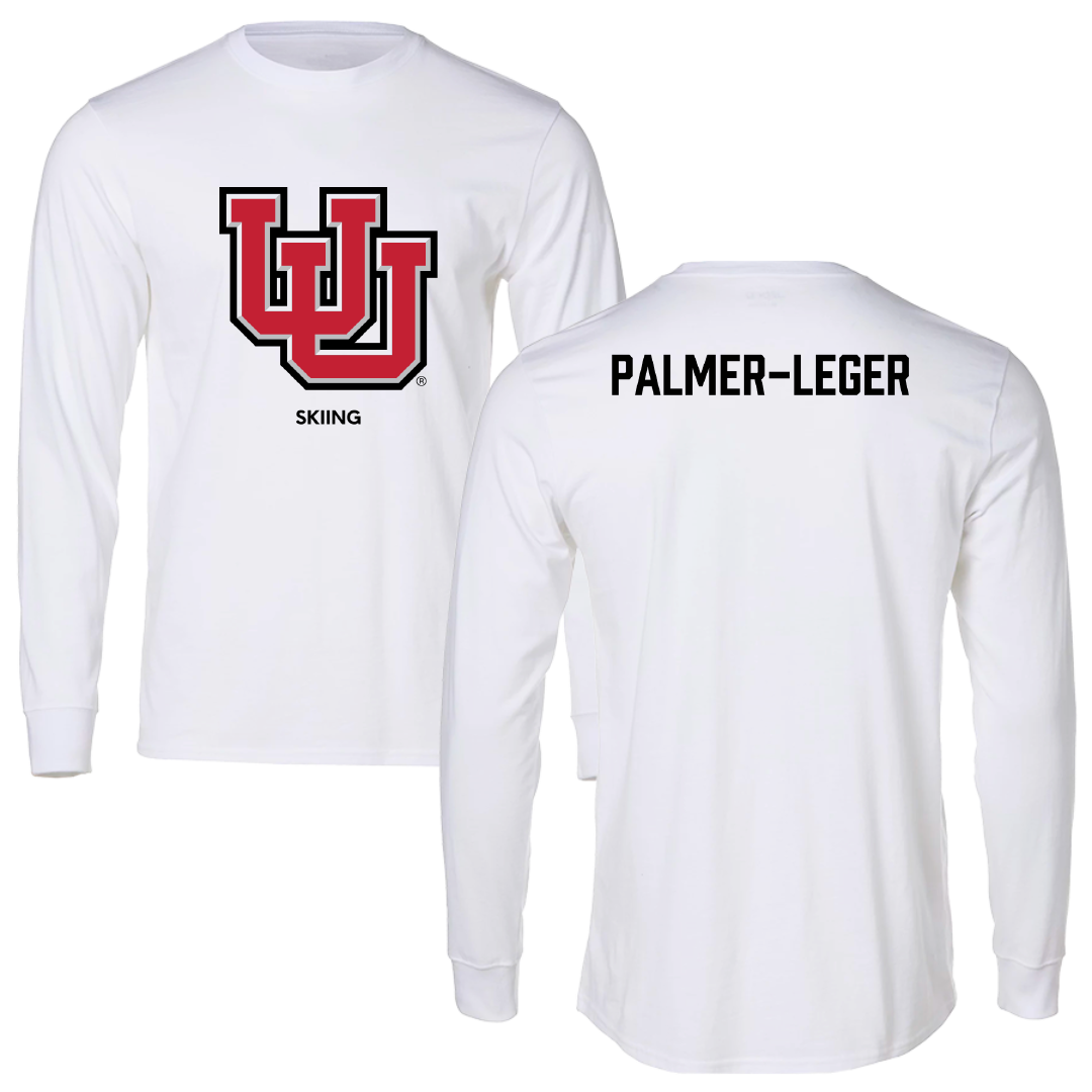 University of Utah Skiing White Block Performance Long Sleeve - Sydney Palmer-Leger